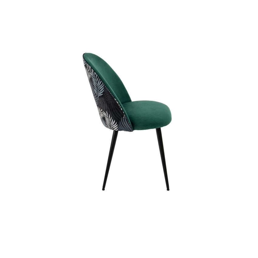 Set 4 scaune living, stofa premium, s-171, tapiterie verde