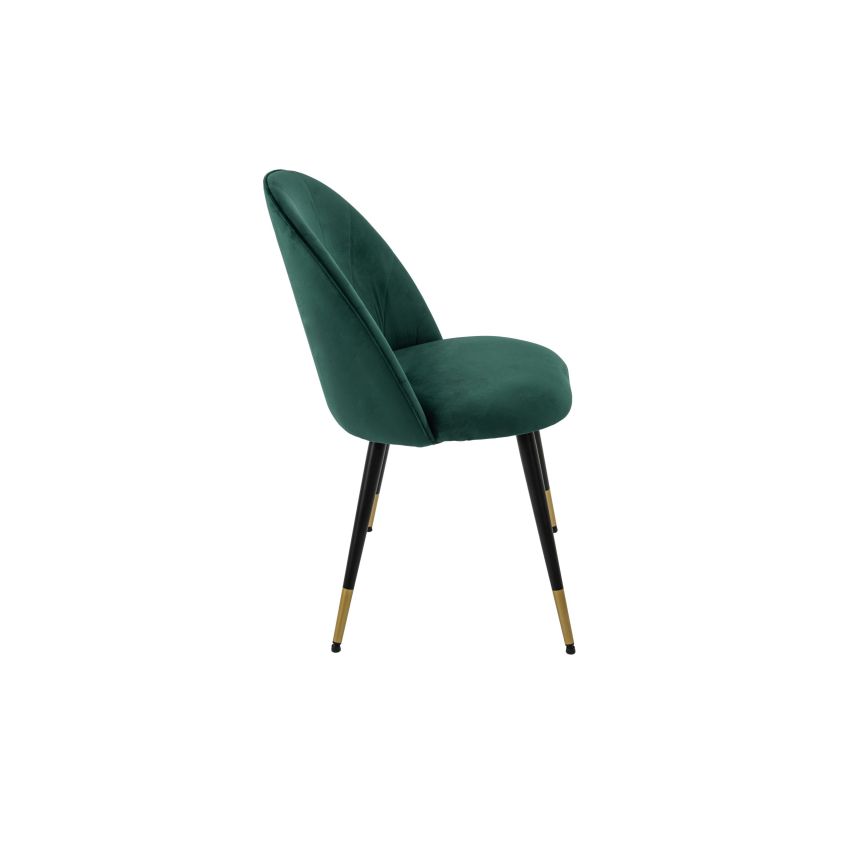 Set 4 scaune living, stofa premium, s-172, tapiterie verde