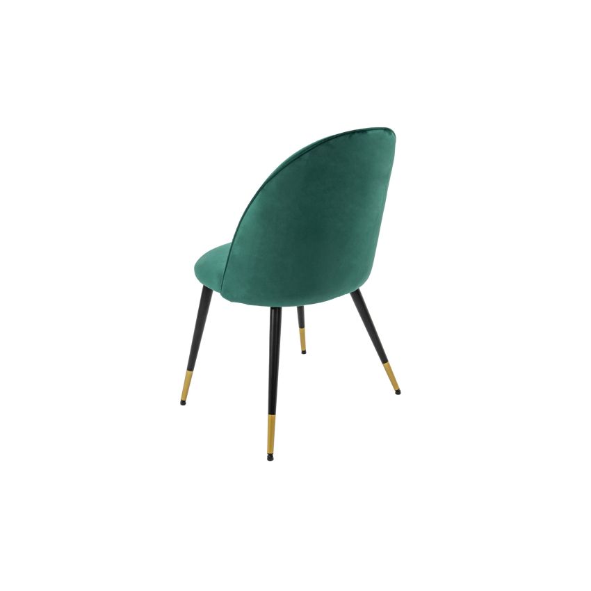 Set 4 scaune living, stofa premium, s-172, tapiterie verde