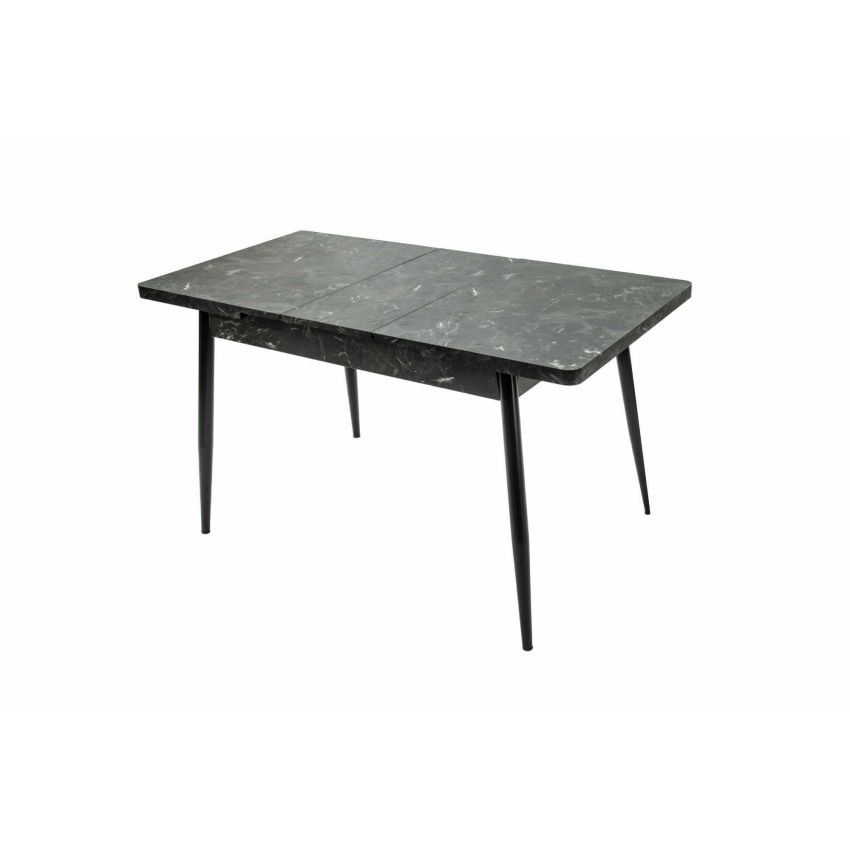 Masa extensibila t710, neagra, 135x70x75 cm