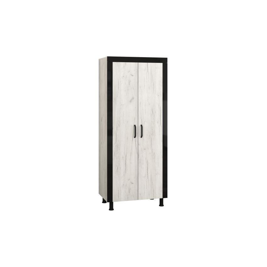 Dressing Omega, Alb murdar, 84x202x52 cm
