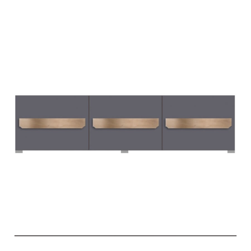 Comoda TV Thiene TH4, gri,  165x45x50 cm