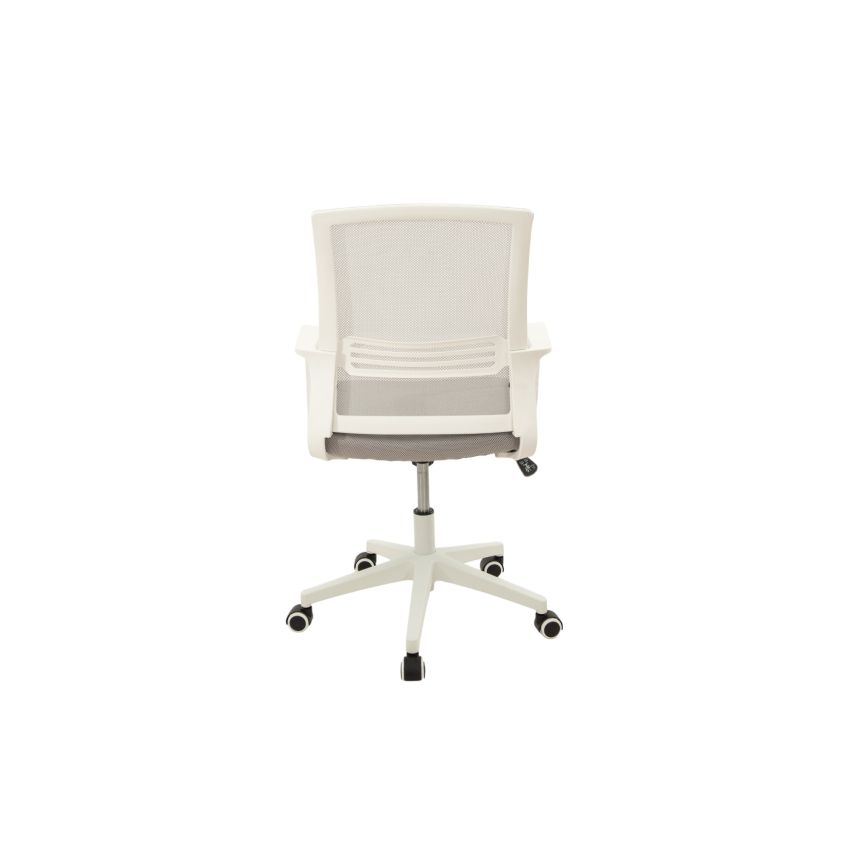 Scaun birou S-196, Gri, 100x44.5x48 cm, Material Textil