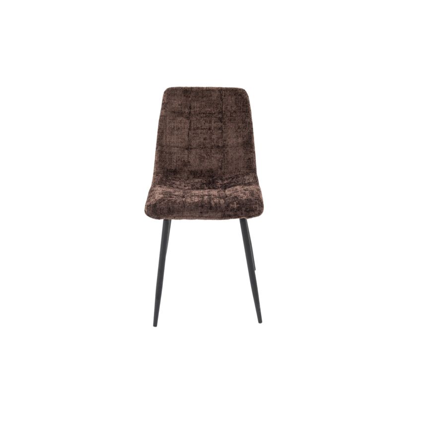 Scaun bucatarie Tapitat S-208, Stofa, Maro