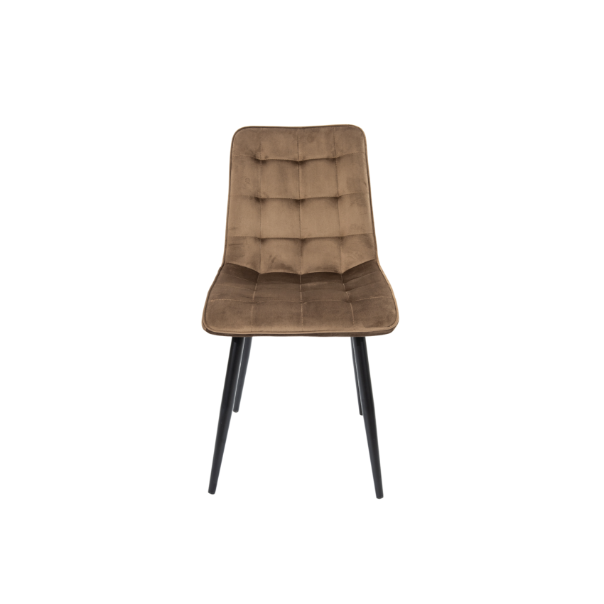 Scaun bucatarie tapitat S-214, Stofa, Maro