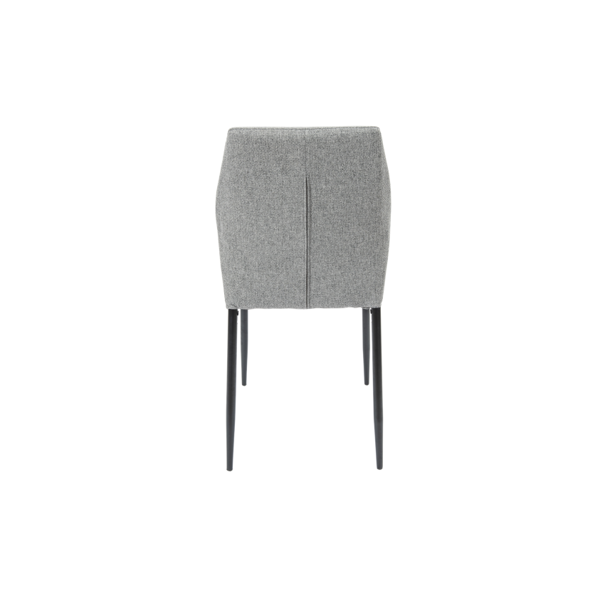 Scaun tapitat S-213, Stofa, Gri deschis