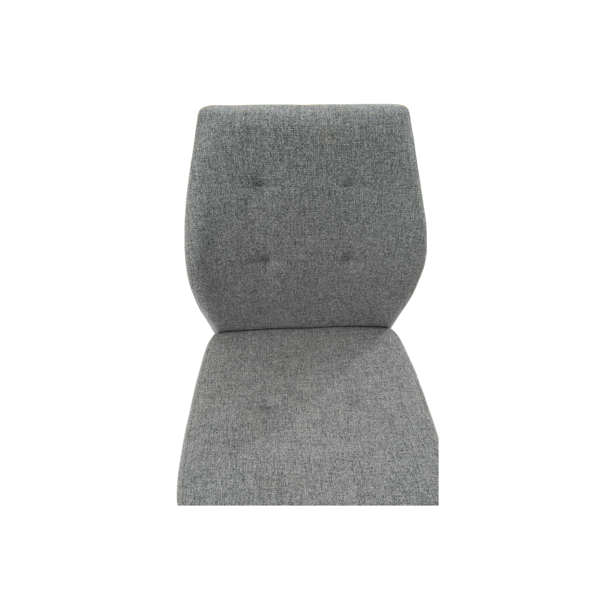 Scaun tapitat S-213, Stofa, Gri deschis