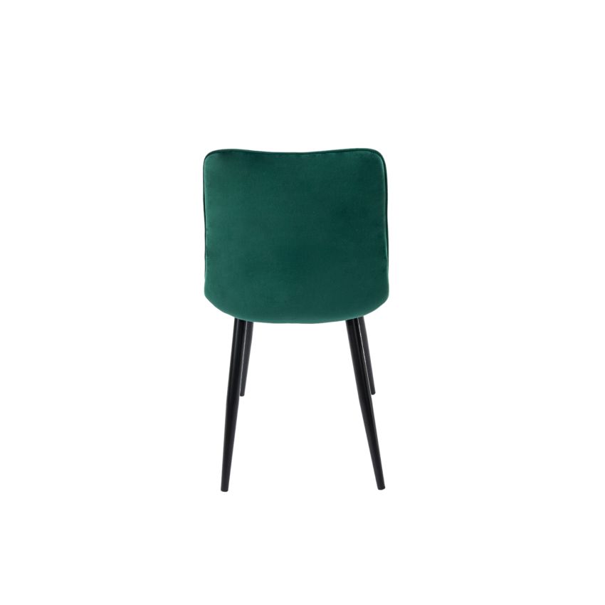 Set 4 scaune bucatarie tapitat S-214, Stofa, Verde [CLONE]
