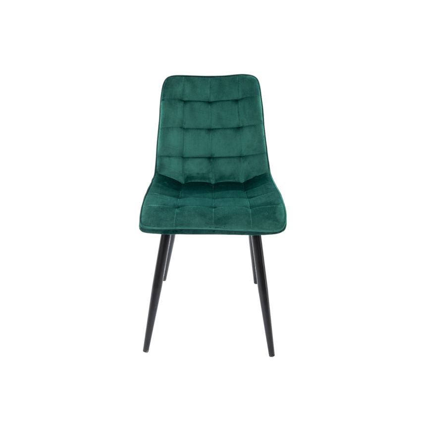 Set 4 scaune bucatarie tapitat S-214, Stofa, Verde [CLONE]