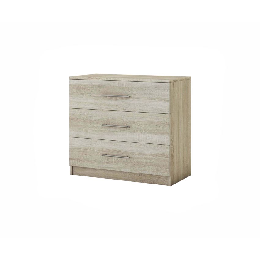 Comoda beta, alb, 90x82x42.5 cm