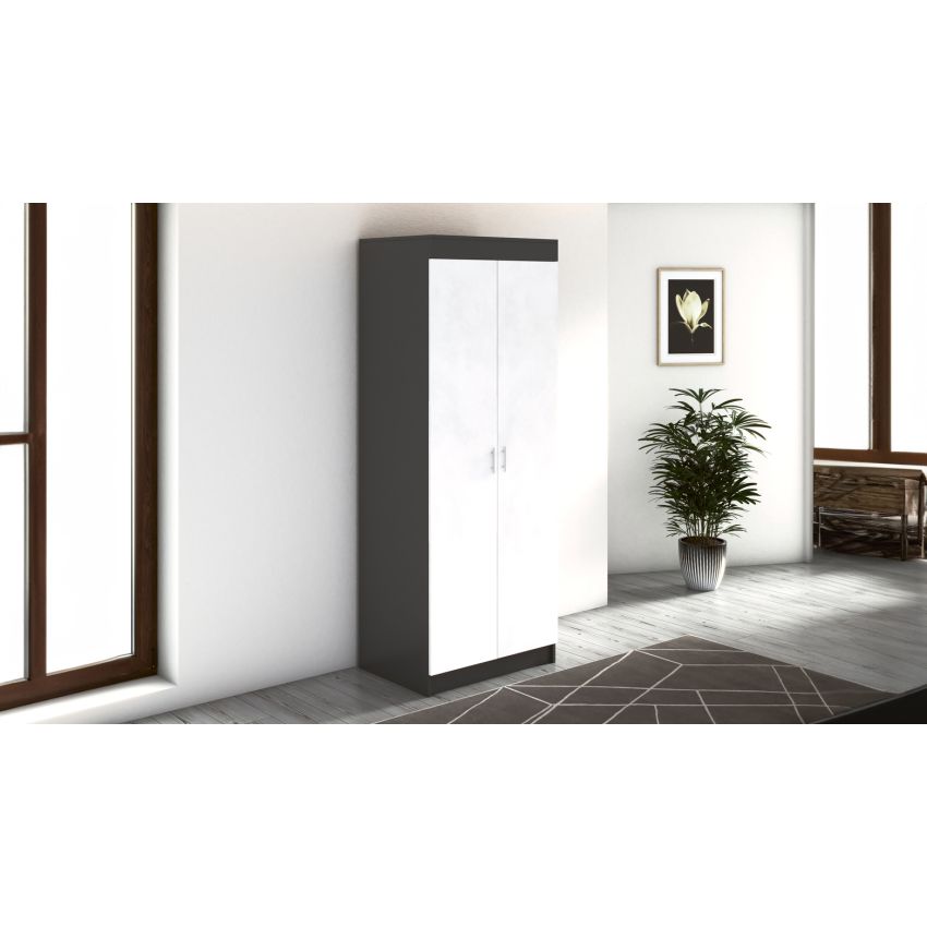 Dulap Terra 2D antracit/gri deschis