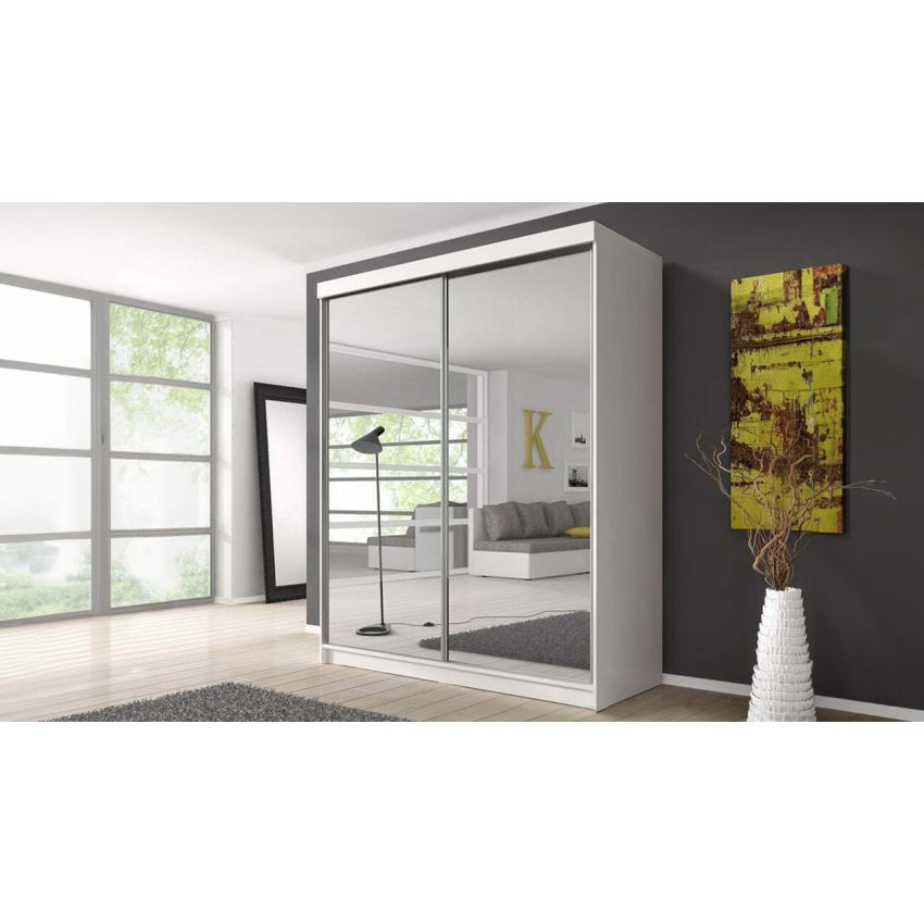 Dressing Ovidiu 20, 203x218x61 cm, alb
