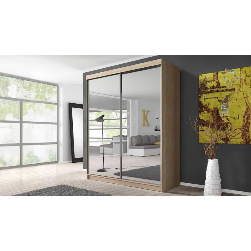 Dressing Ovidiu 20, 203x218x61 cm, alb