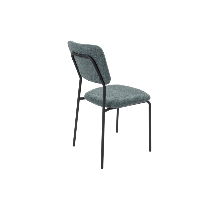 Set 2 scaune tapitate, S-209, Stofa, Gri