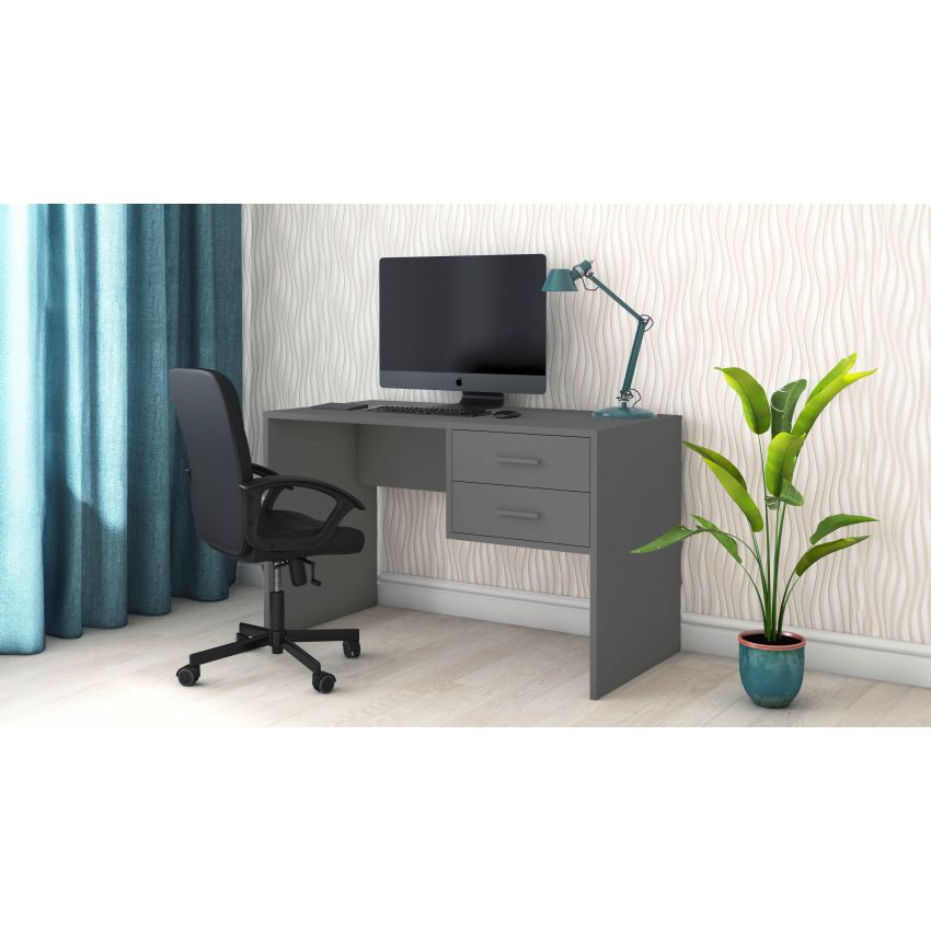 Birou Astana 1C, gri, 120x75x60 cm