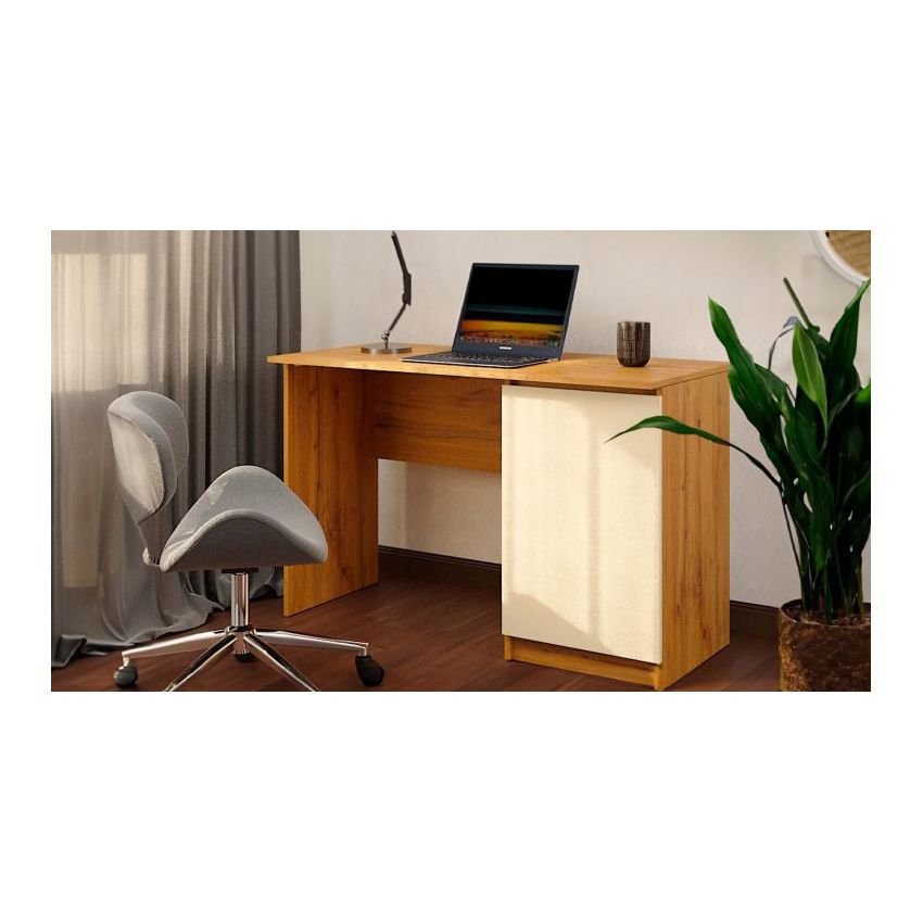 Birou KS11 stejar deschis/crem