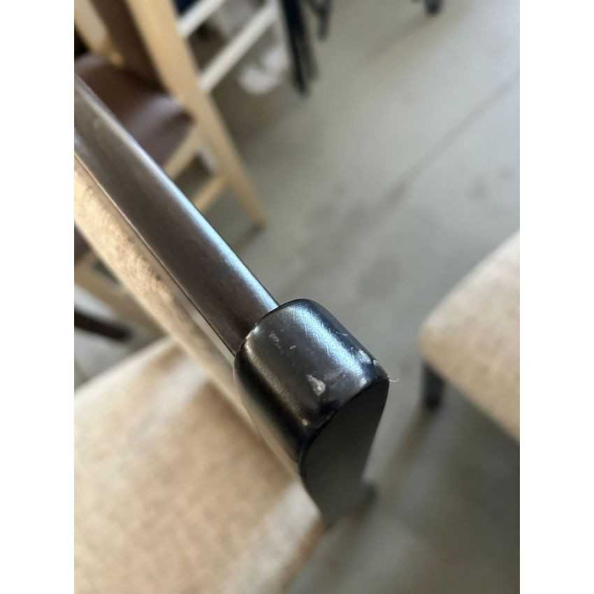 Scaun din lemn masiv de fag tapitat cu stofa s-37 boss7 w15, wenge (OUTLET)
