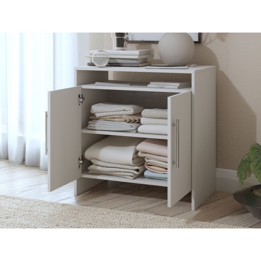 Comoda ECO, alb, 70x70x40 cm