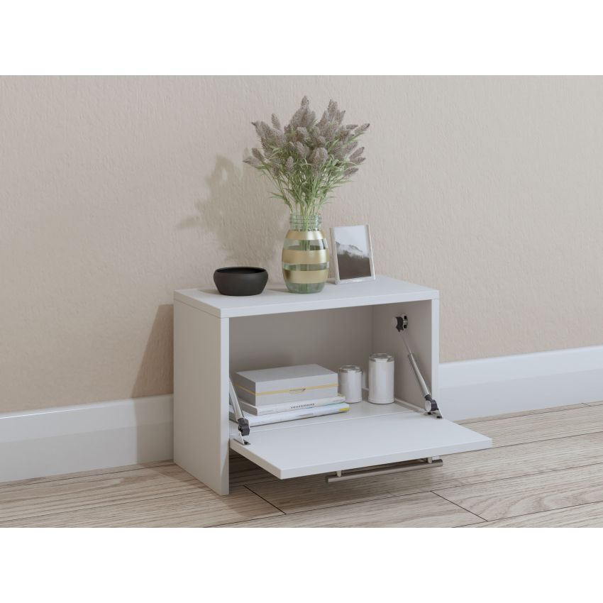 SET 2 Noptiere Eco, alb, 32x44x25 cm