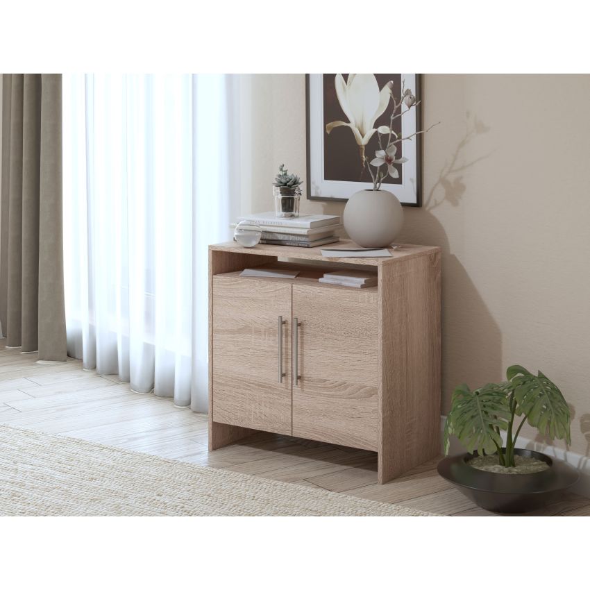 Comoda ECO, alb, 70x70x40 cm