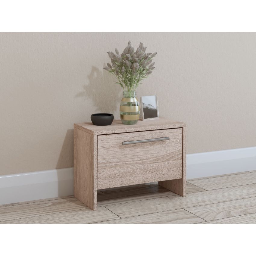SET 2 Noptiere Eco, wenge, 32x44x25 cm