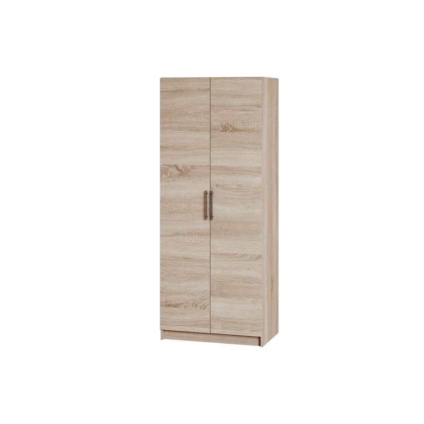 Dulap ECO, 2 usi si rafturi, sonoma, 80 cm