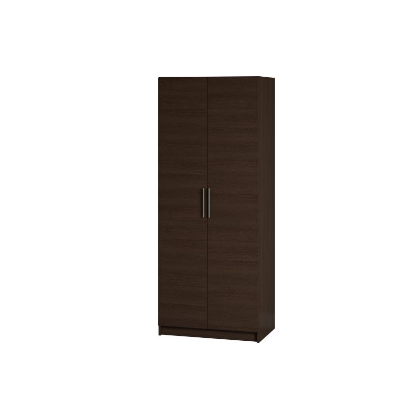 Dulap ECO, 2 usi si rafturi, wenge, 80 cm
