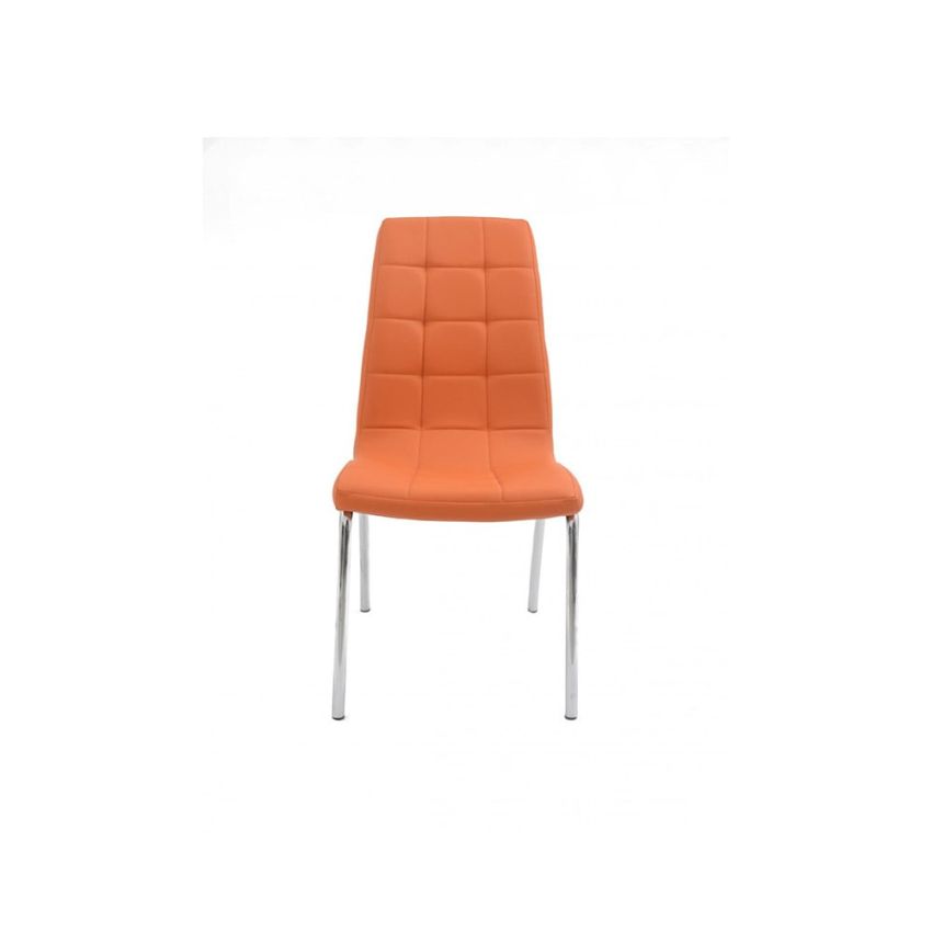 Scaun bucătărie s-02 portocaliu (OUTLET)