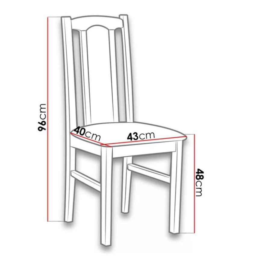 Scaun din lemn masiv de fag tapitat cu stofa s-37 boss7 o16x (OUTLET)