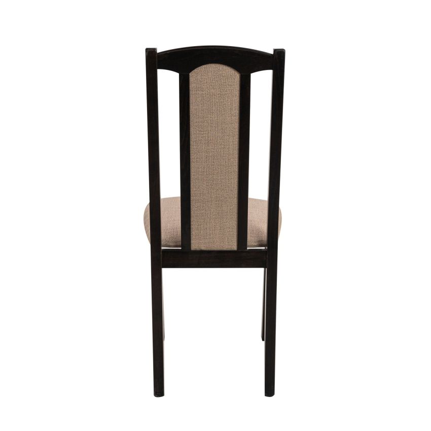 Scaun din lemn masiv de fag tapitat cu stofa s-37 boss7 w15, wenge (OUTLET)