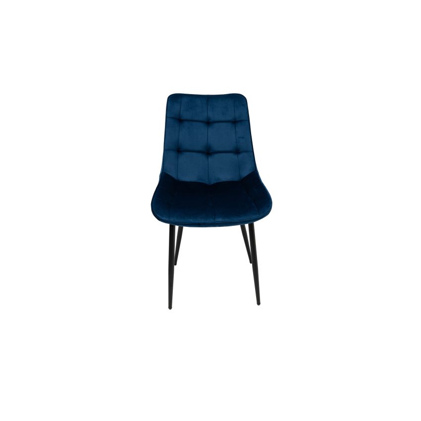 Scaun living HT2, stofa, albastru