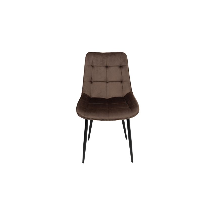 Scaun living HT2, stofa, maro