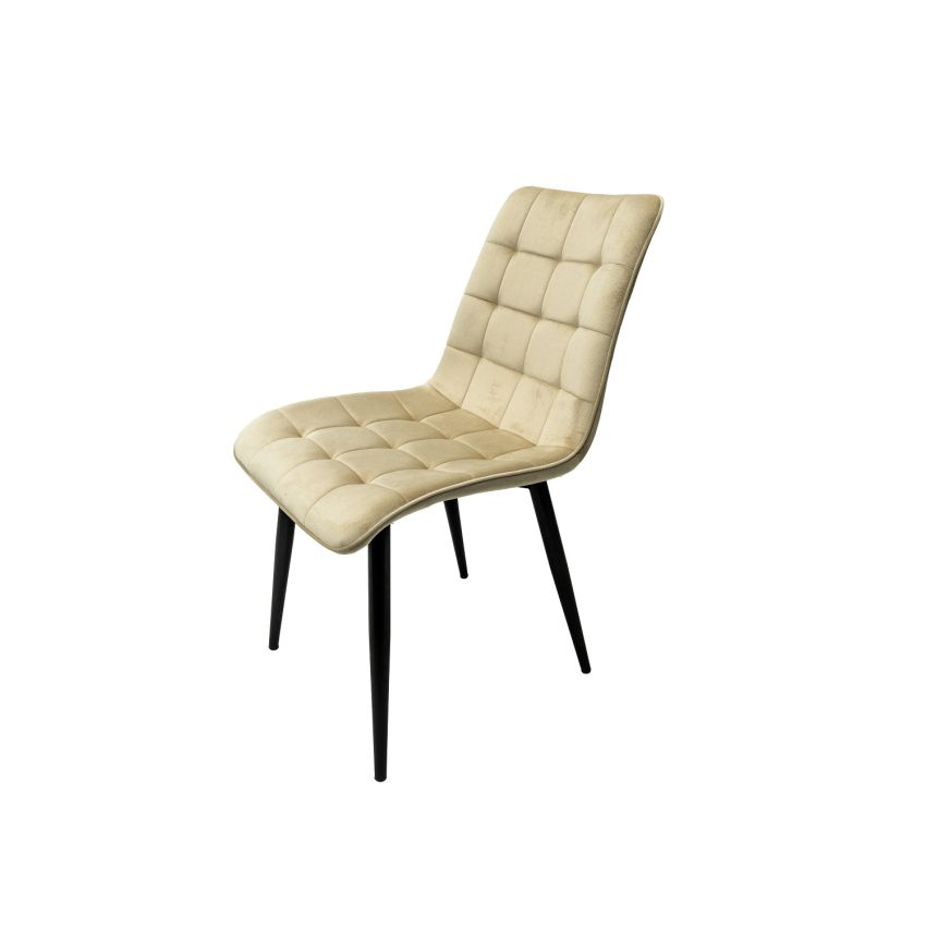Scaun bucatarie tapitat S-214, Stofa, Bej