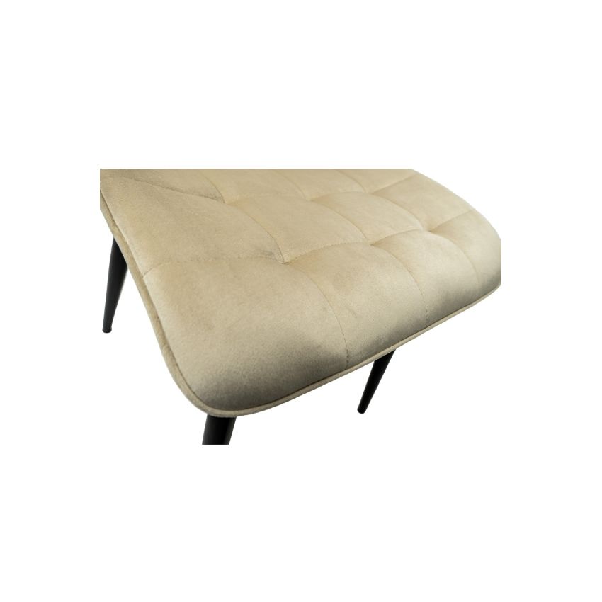 Scaun bucatarie tapitat S-214, Stofa, Bej