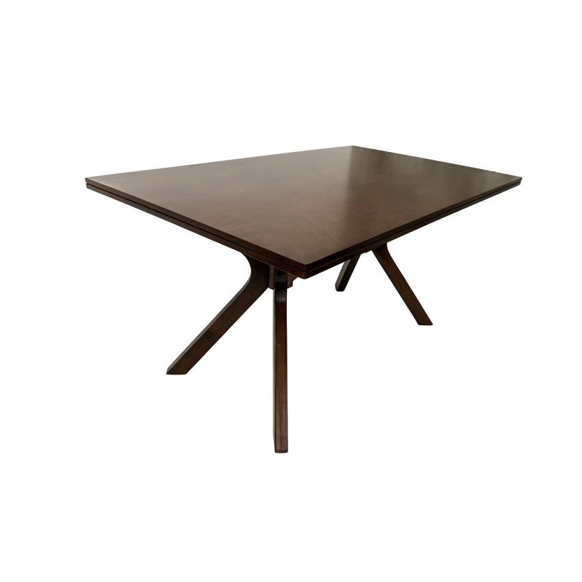 Masa MB-93 fixa, 150x90 cm, stejar inchis, lemn masiv