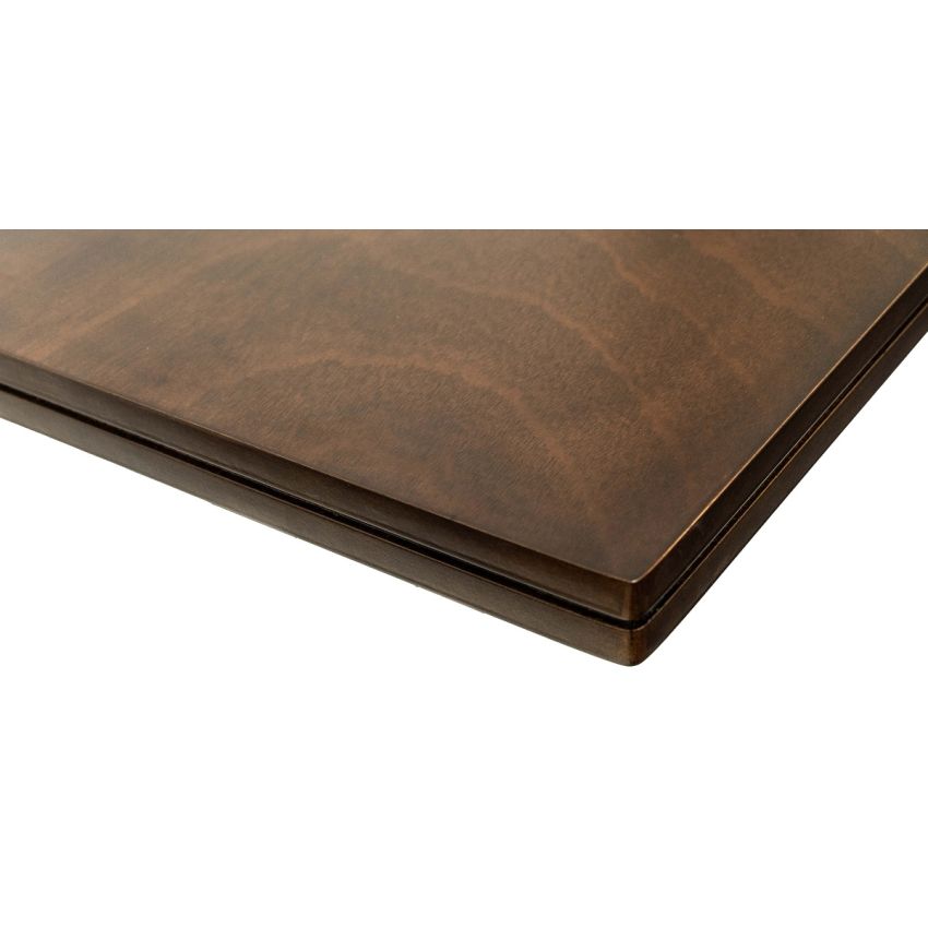 Masa MB-93 fixa, 150x90 cm, stejar inchis, lemn masiv