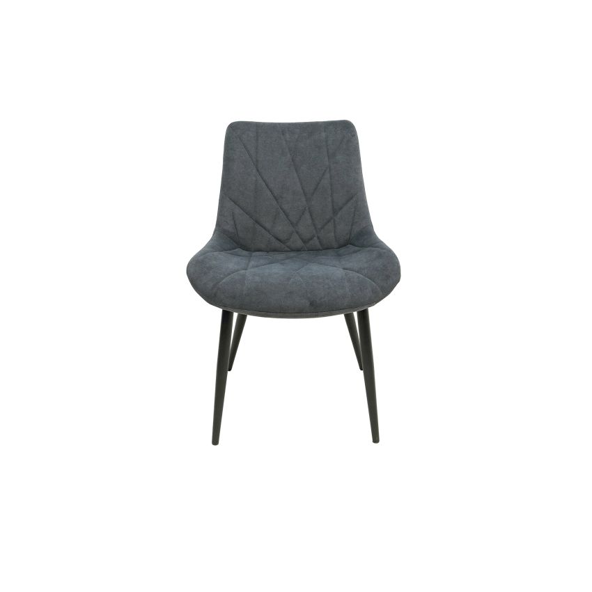 Scaun ML-1, tapitat stofa, gri