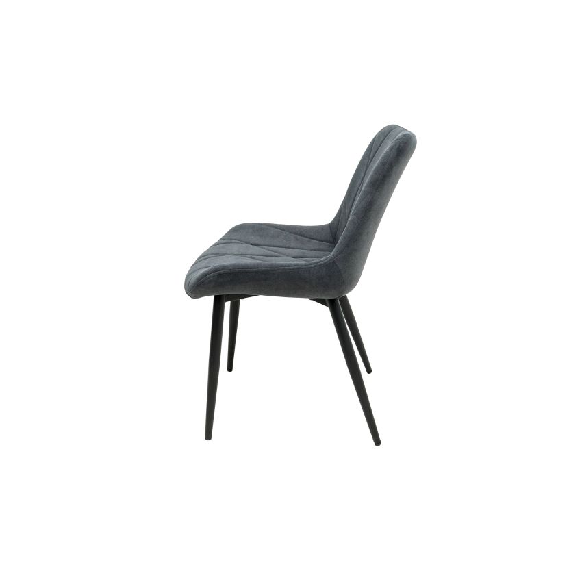 Scaun ML-1, tapitat stofa, gri