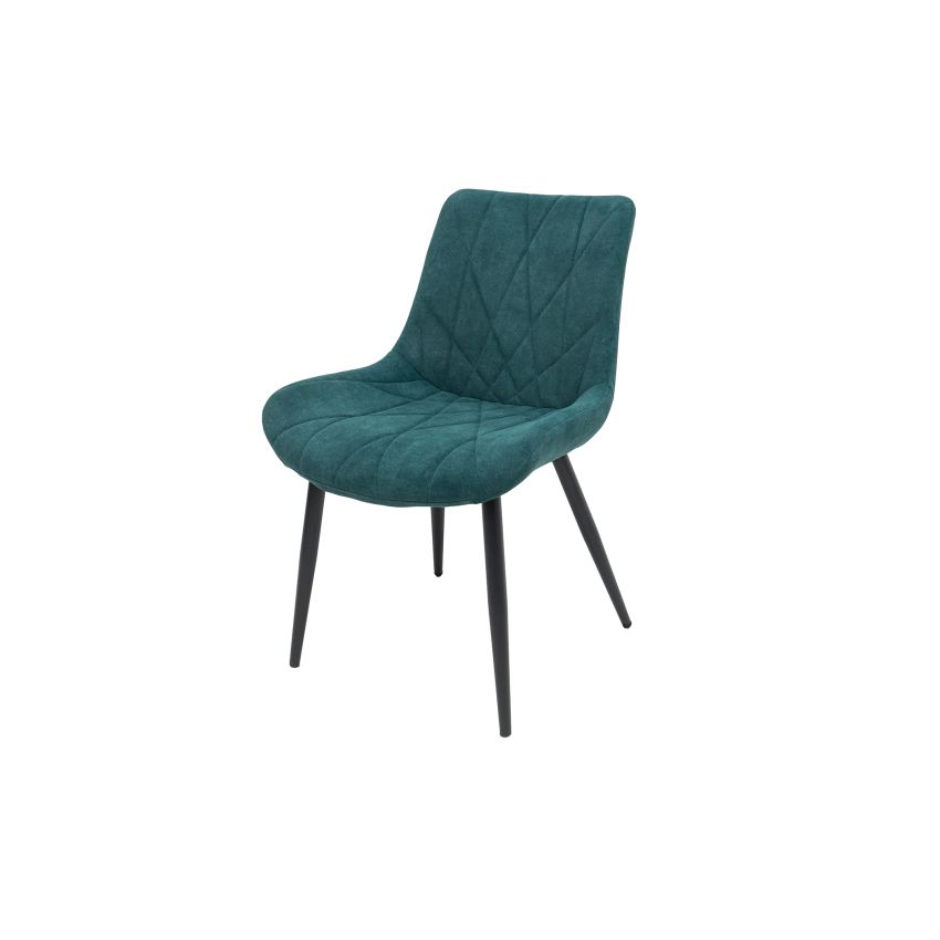 Scaun ml-1, tapitat stofa, verde