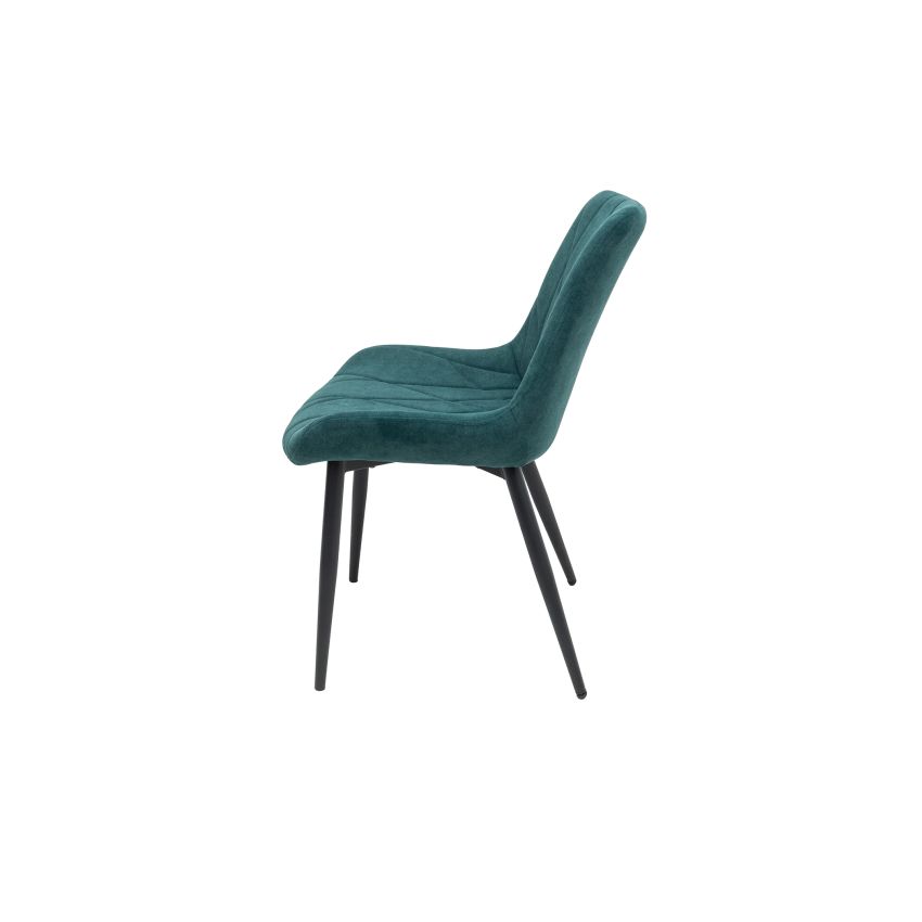 Scaun ml-1, tapitat stofa, verde