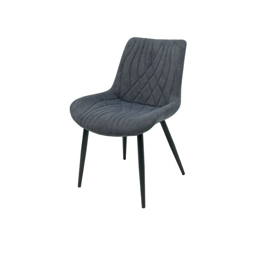 Scaun ML-2, tapitat stofa, gri