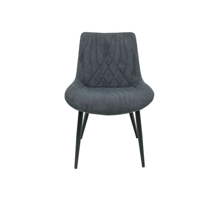 Scaun ML-2, tapitat stofa, gri