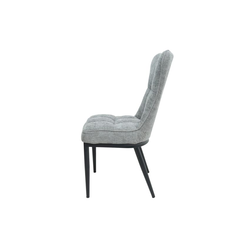 Scaun ML-3, tapitat stofa, gri