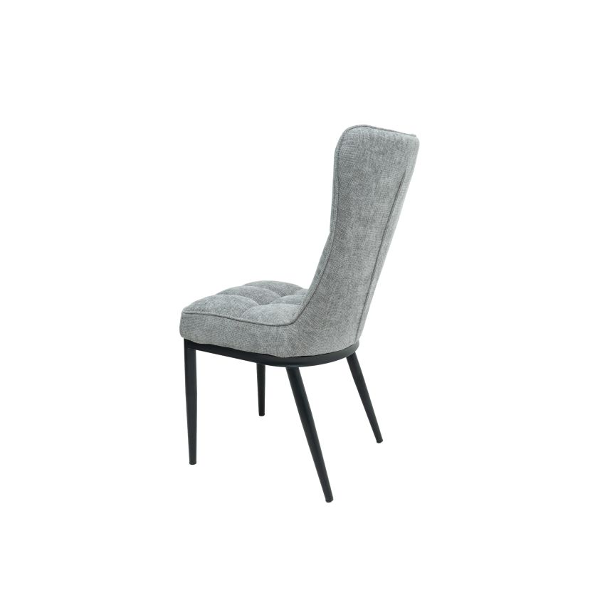 Scaun ML-3, tapitat stofa, gri