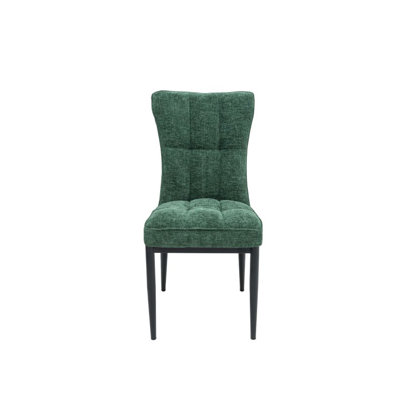 Scaun ML-3, tapitat stofa, verde
