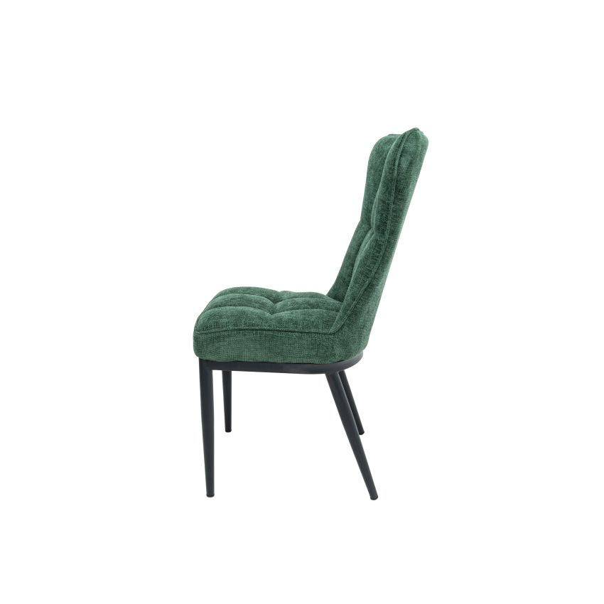 Scaun ML-3, tapitat stofa, verde