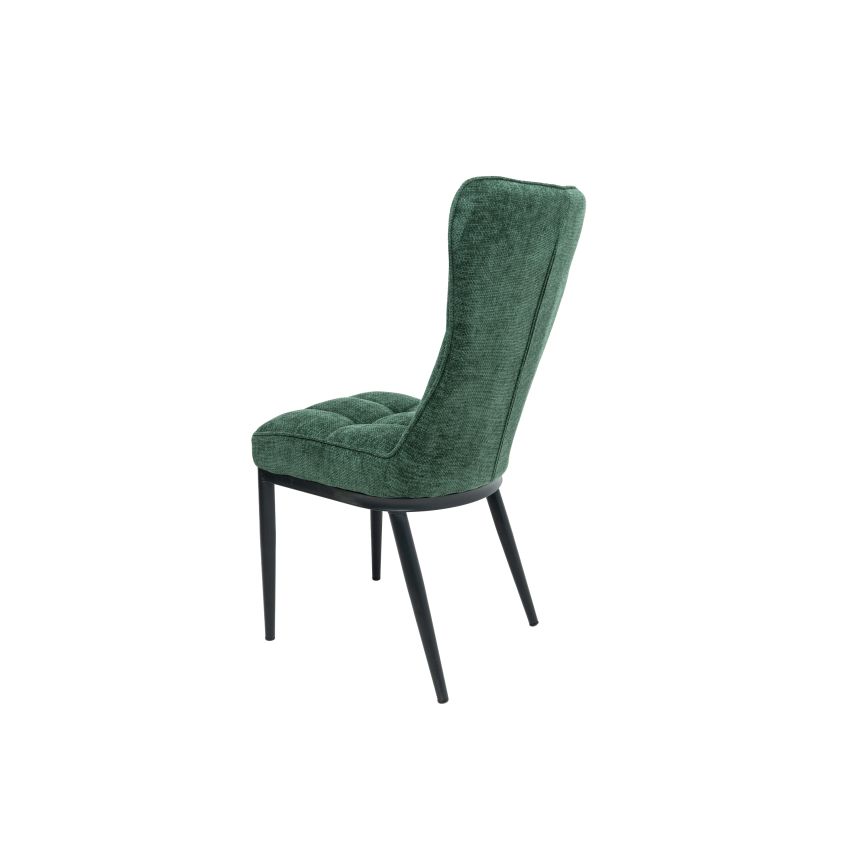 Scaun ML-3, tapitat stofa, verde