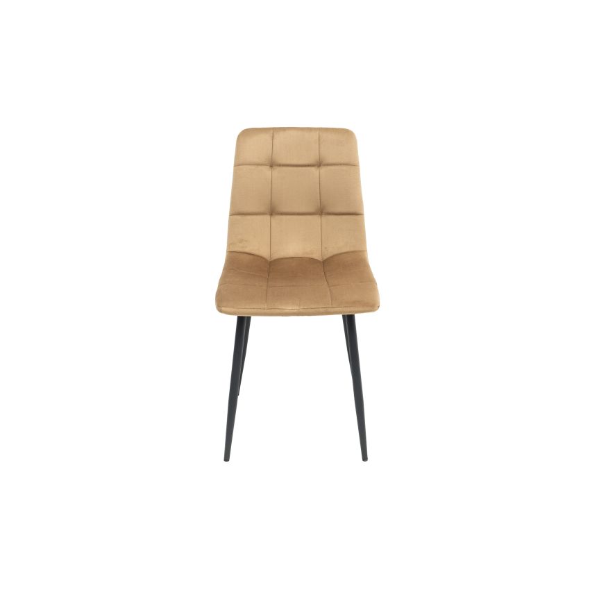 Scaun ML-4, tapitat stofa, crem
