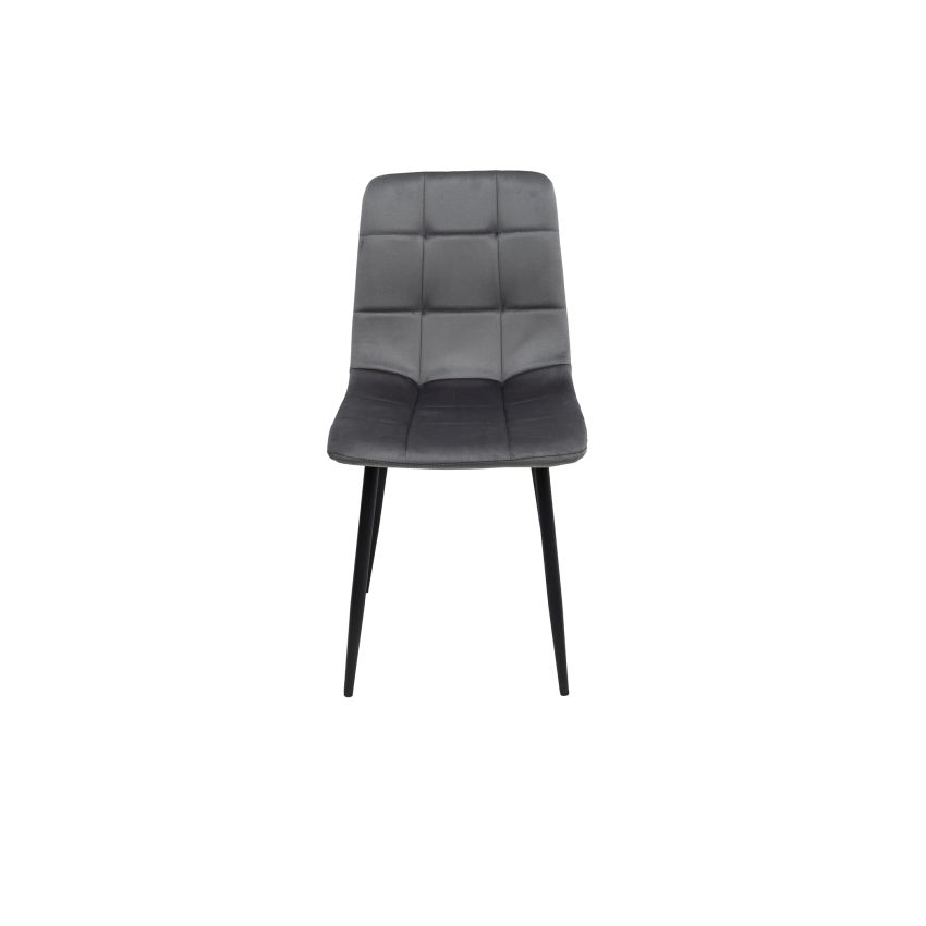Scaun ML-4, tapitat stofa, gri