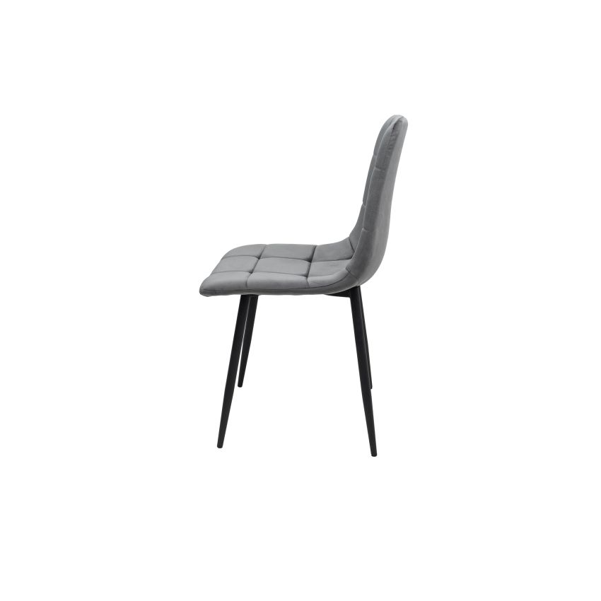 Scaun ML-4, tapitat stofa, gri